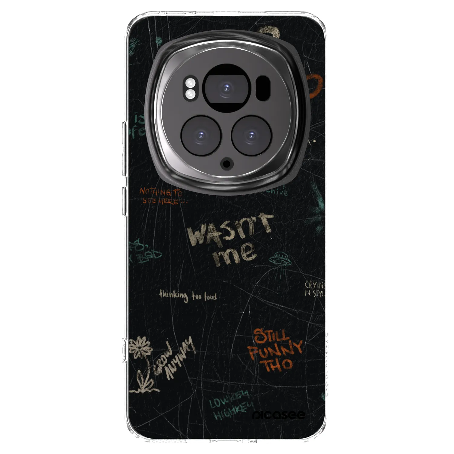 Picasee silikonowe przeźroczyste etui na Honor Magic6 Pro - CONFESSION