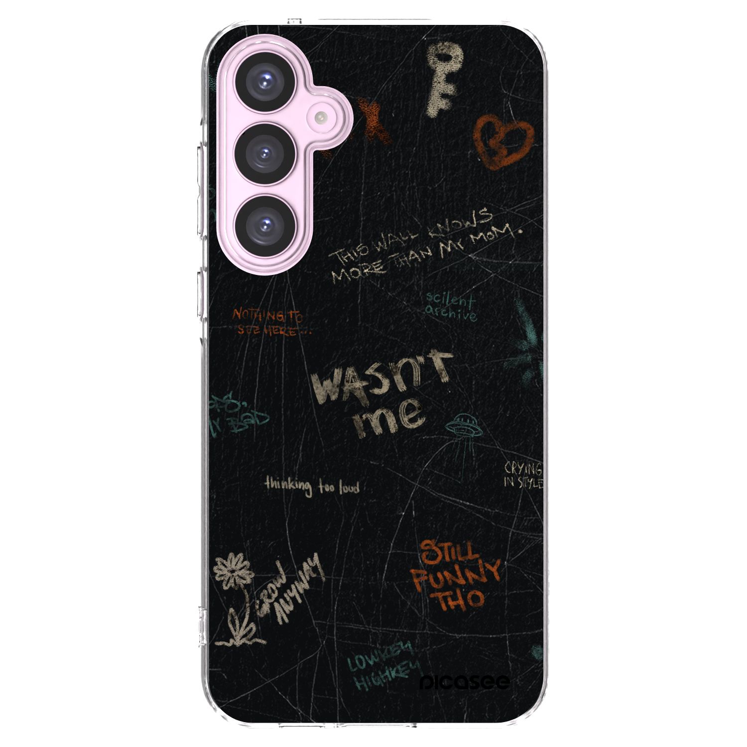 Picasee silikonowe przeźroczyste etui na Samsung Galaxy A55 5G A556B - CONFESSION