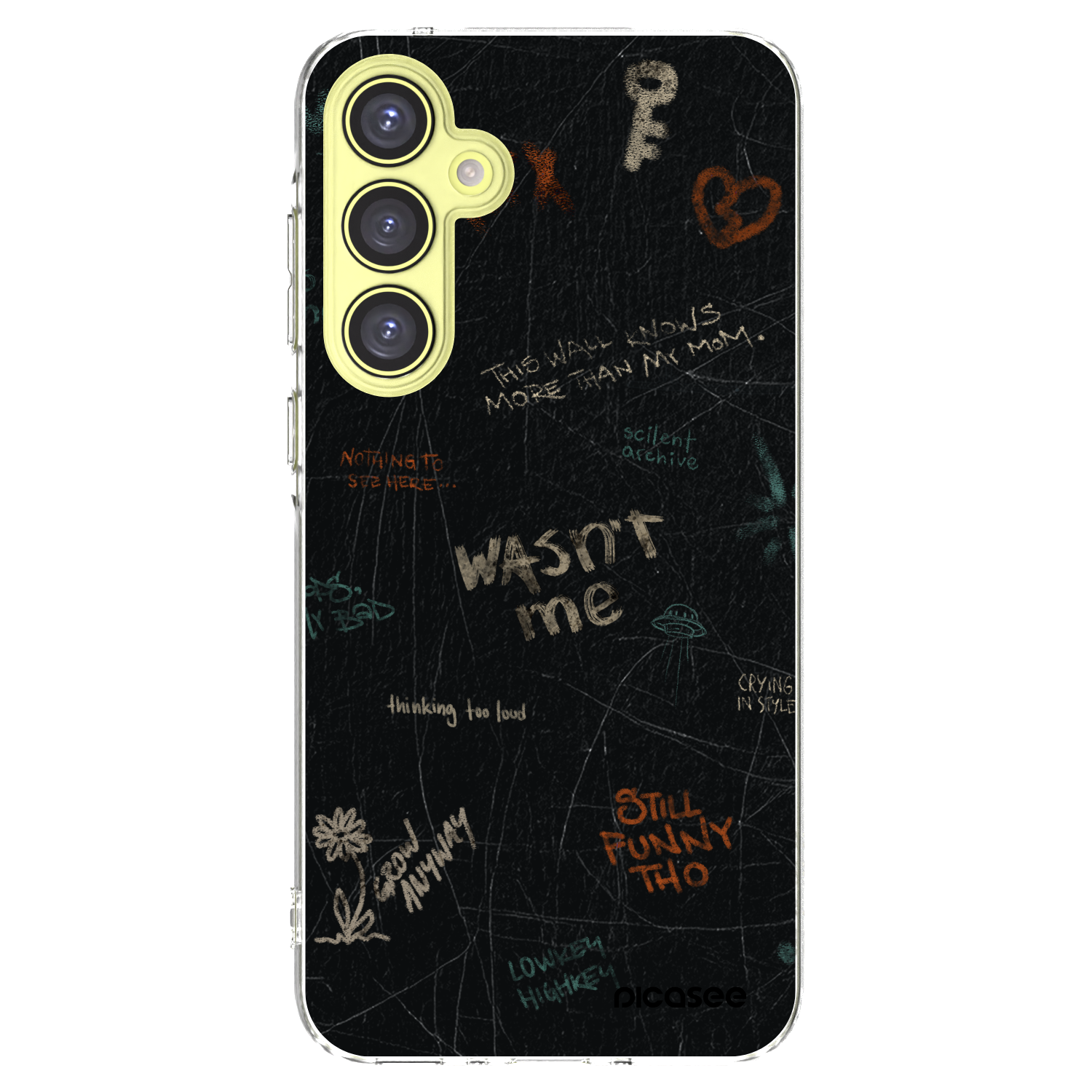 Picasee silikonowe przeźroczyste etui na Samsung Galaxy A35 5G A356B - CONFESSION