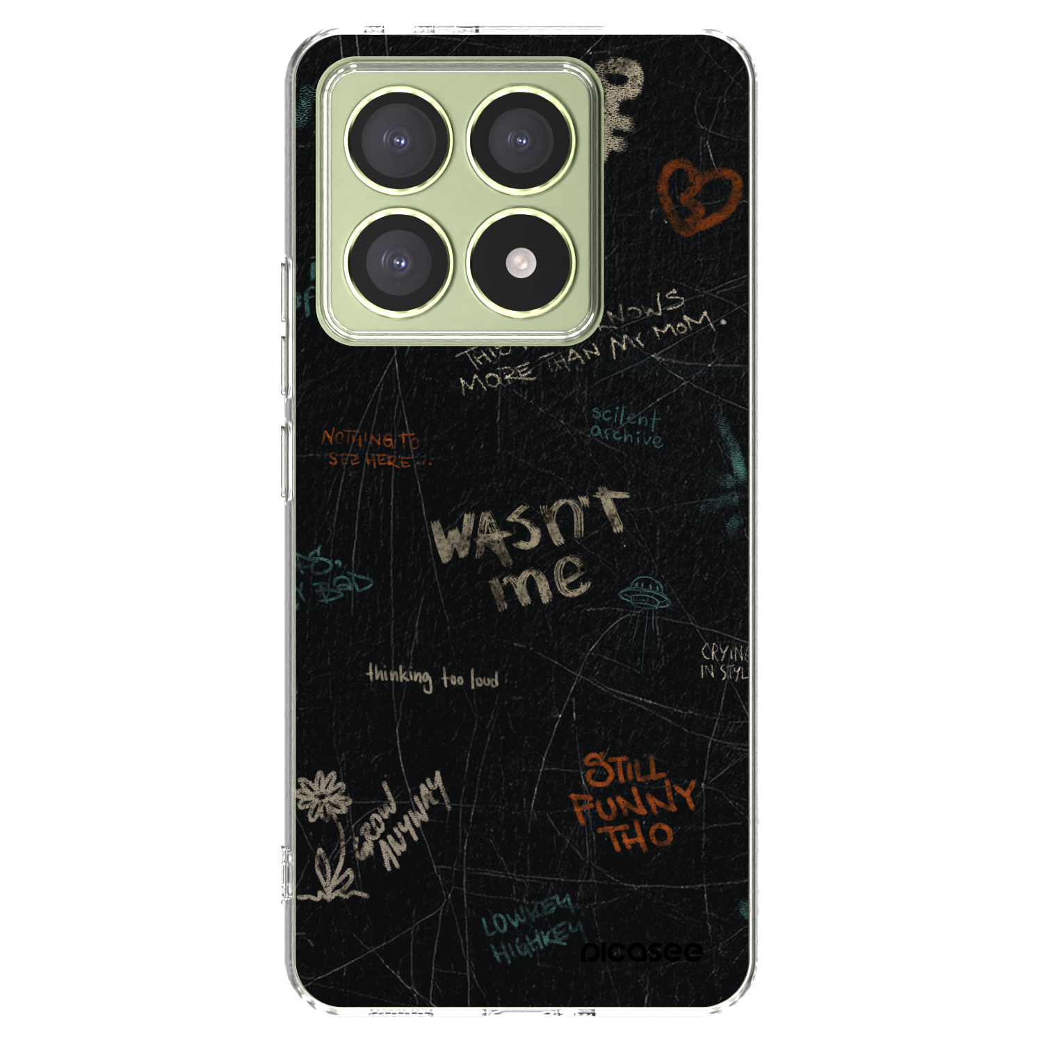 Picasee silikonowe przeźroczyste etui na Xiaomi 14T - CONFESSION