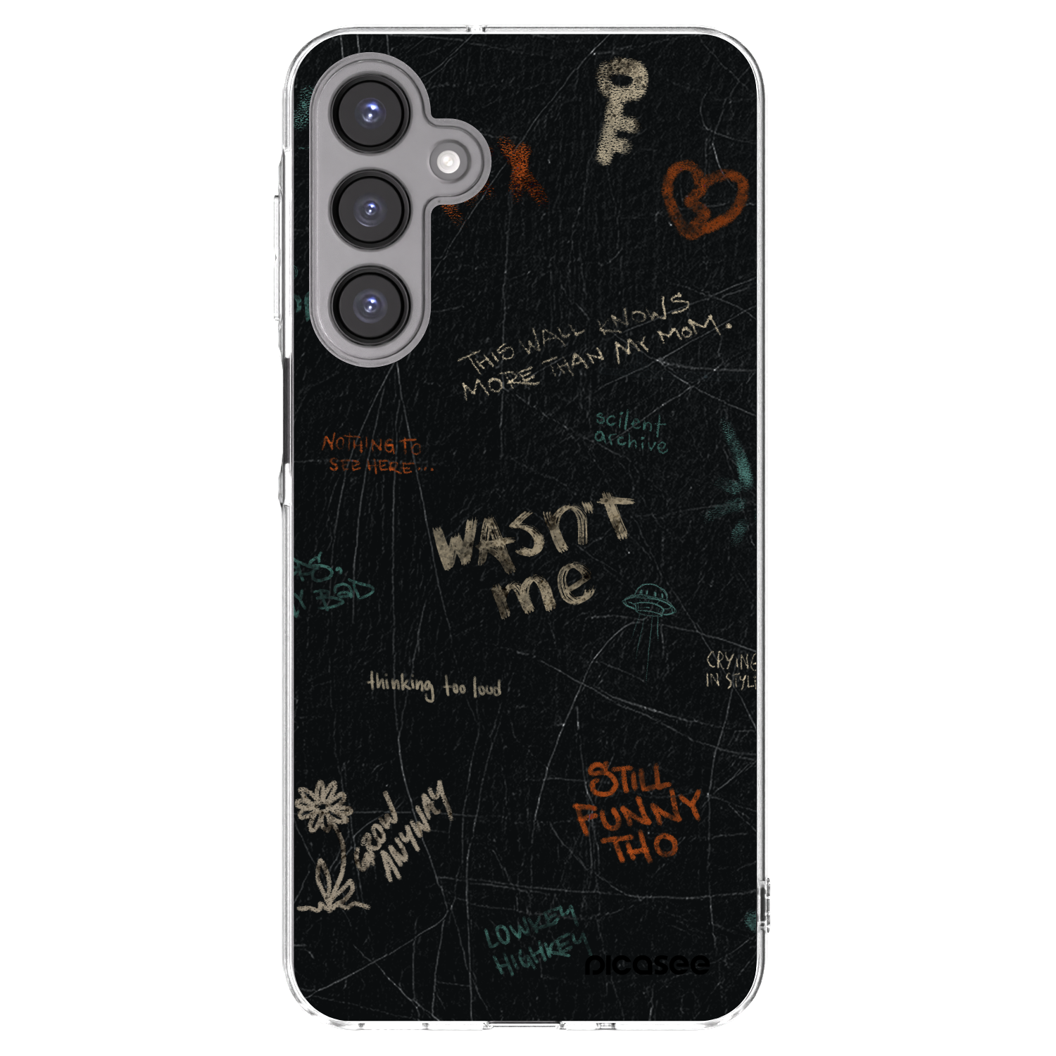 Picasee silikonowe przeźroczyste etui na Samsung Galaxy A16 5G - CONFESSION
