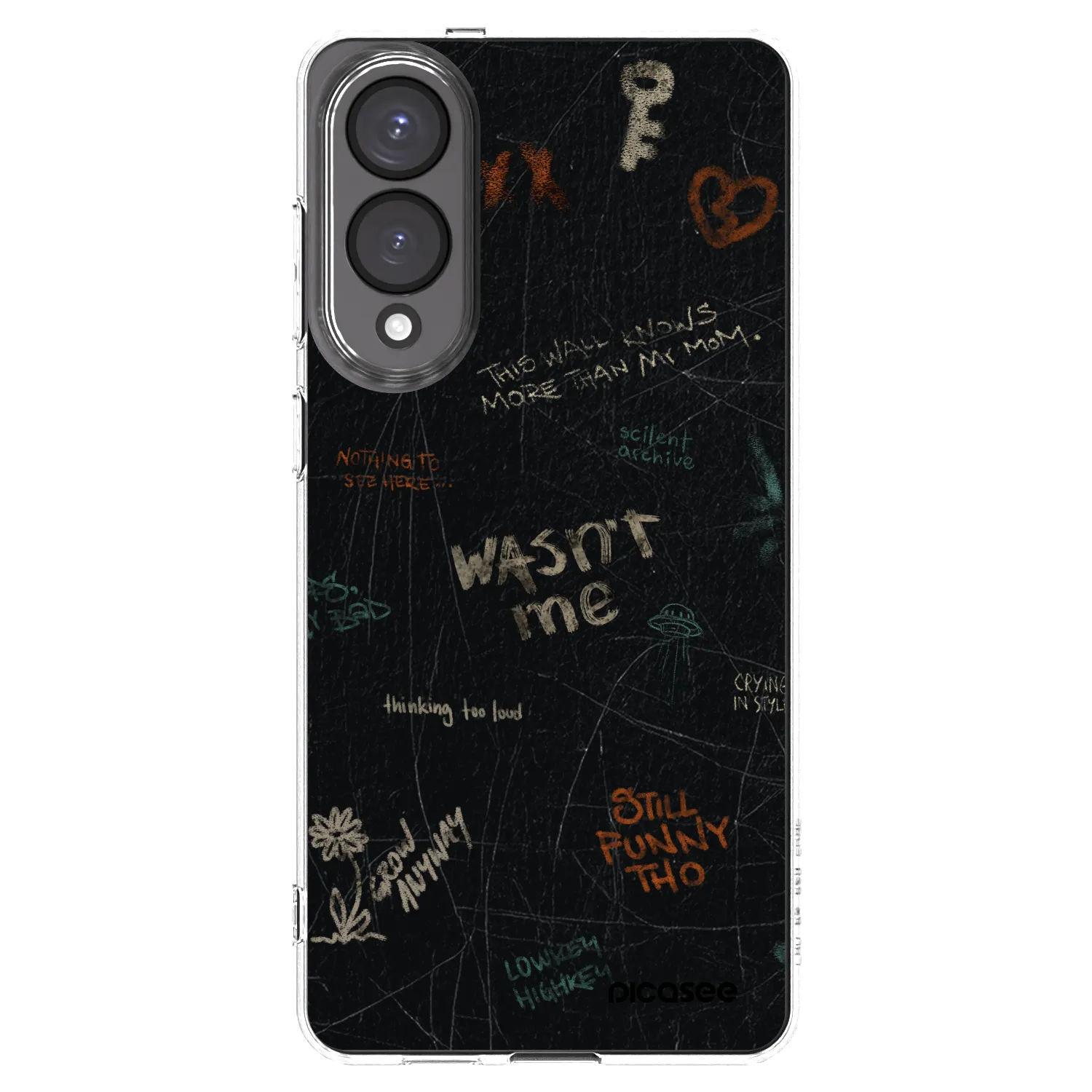 Picasee silikonowe przeźroczyste etui na Samsung Galaxy S25 Edge 5G - CONFESSION