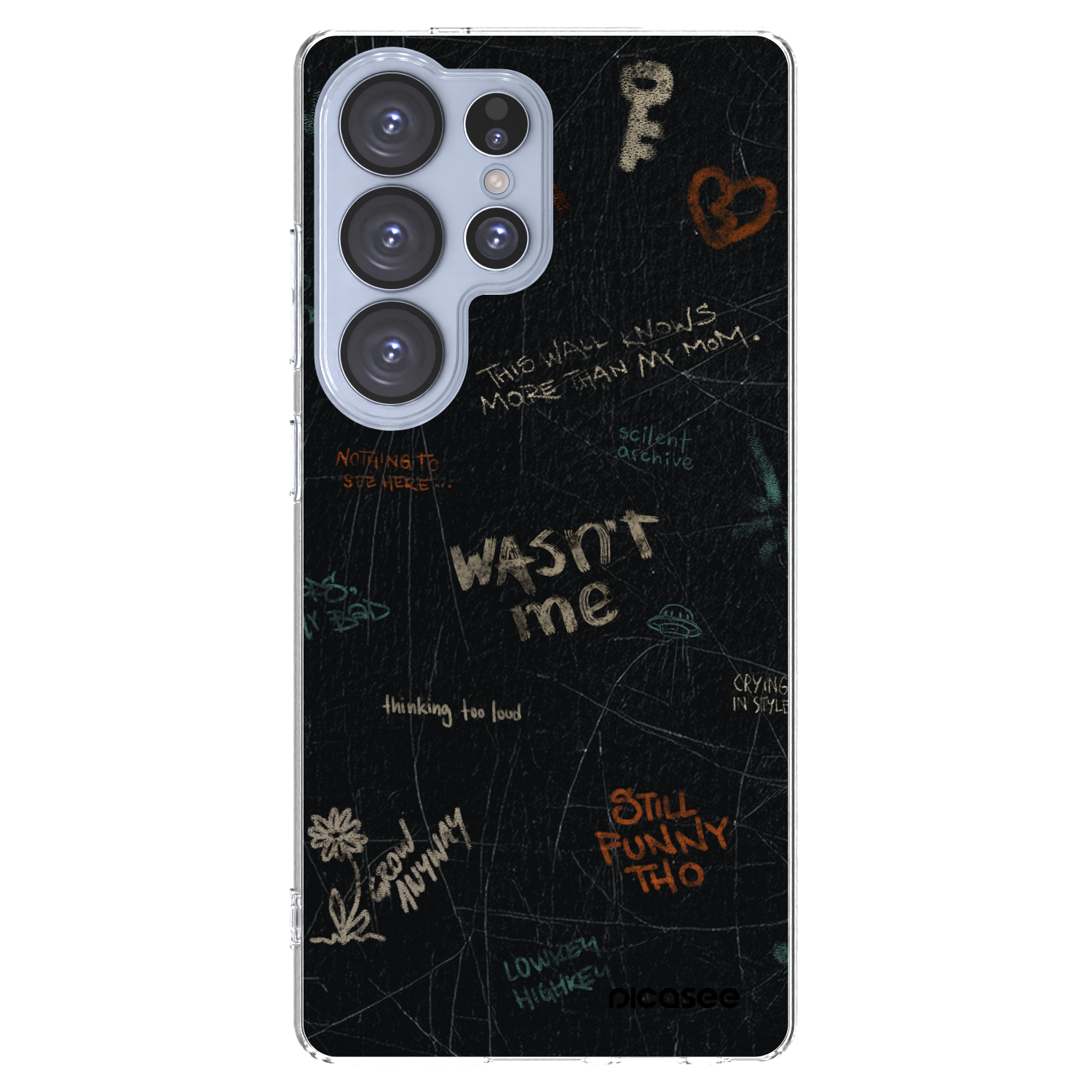 Picasee silikonowe przeźroczyste etui na Samsung Galaxy S25 Ultra 5G - CONFESSION