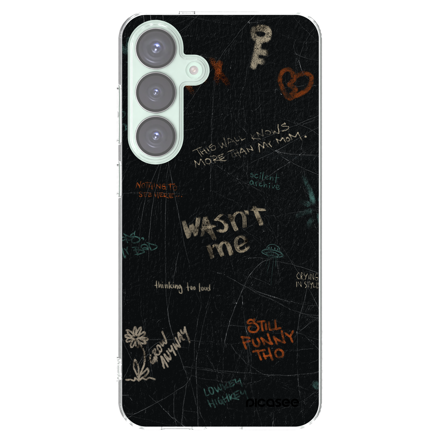 Picasee silikonowe przeźroczyste etui na Samsung Galaxy S25+ 5G - CONFESSION