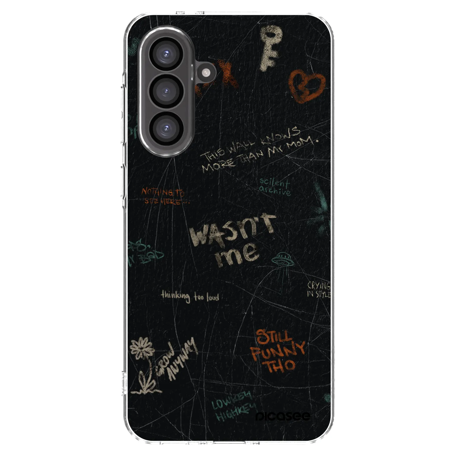 Picasee silikonowe przeźroczyste etui na Samsung Galaxy A56 5G A566B - CONFESSION