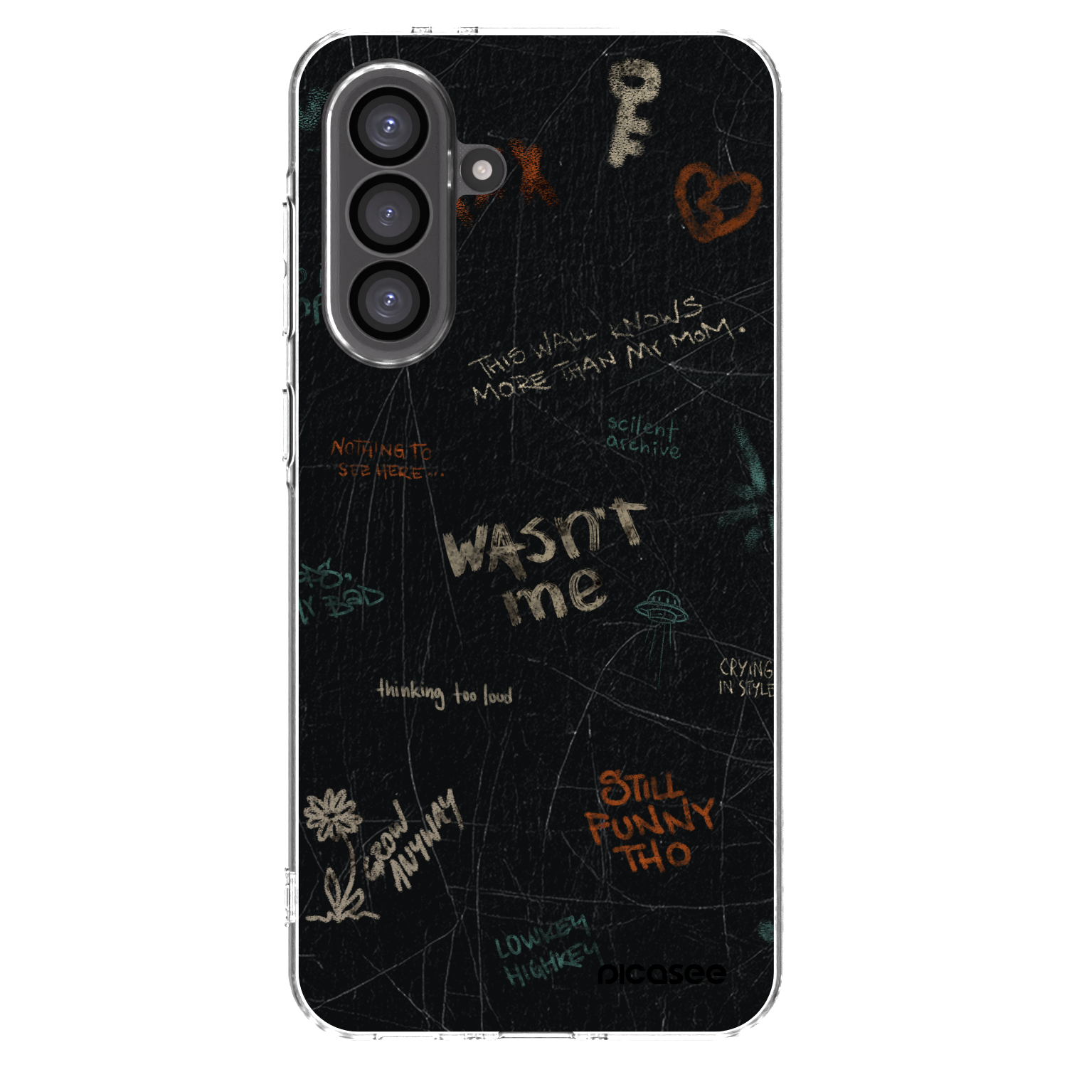 Picasee silikonowe przeźroczyste etui na Samsung Galaxy A36 5G - CONFESSION