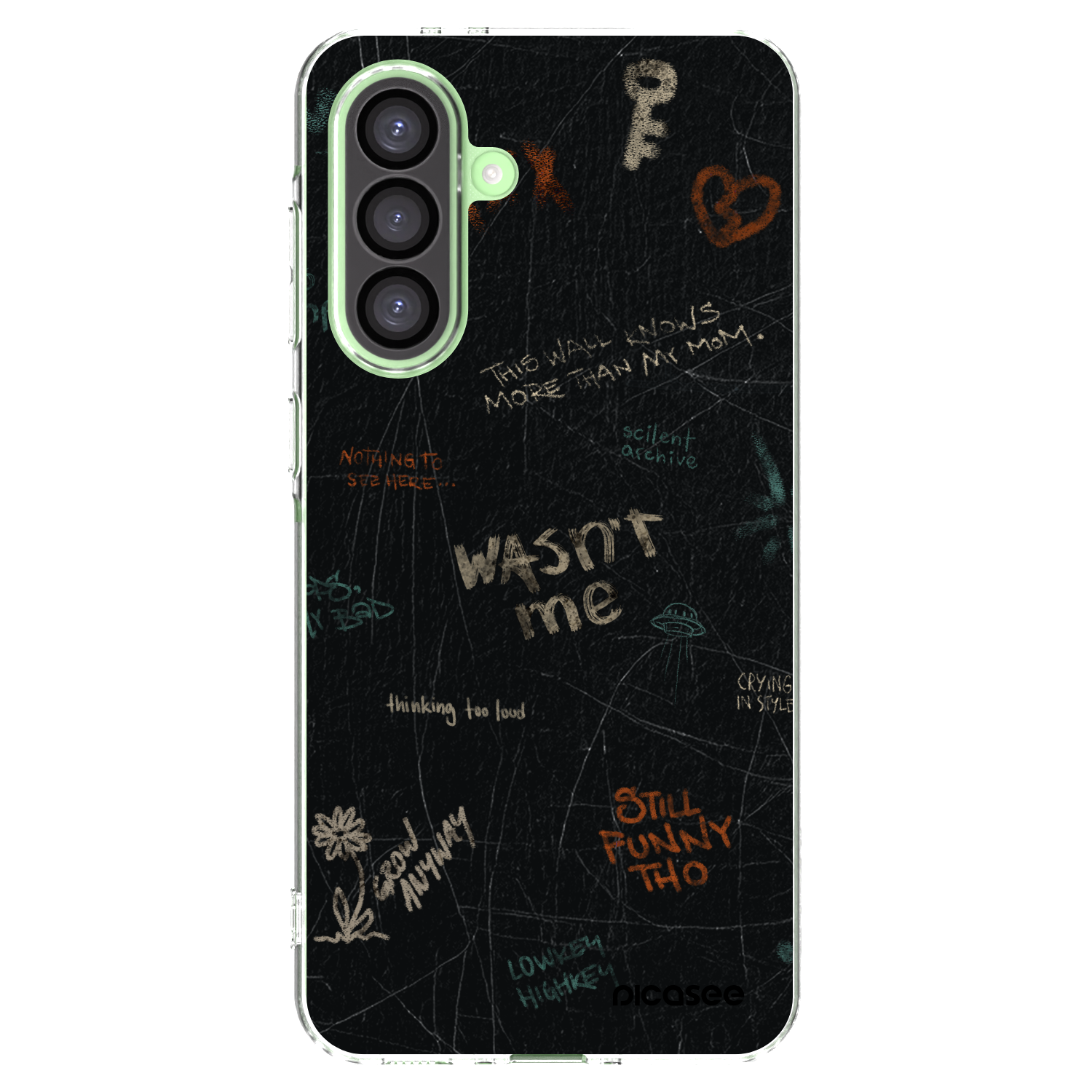 Picasee silikonowe przeźroczyste etui na Samsung Galaxy A26 5G A266B - CONFESSION