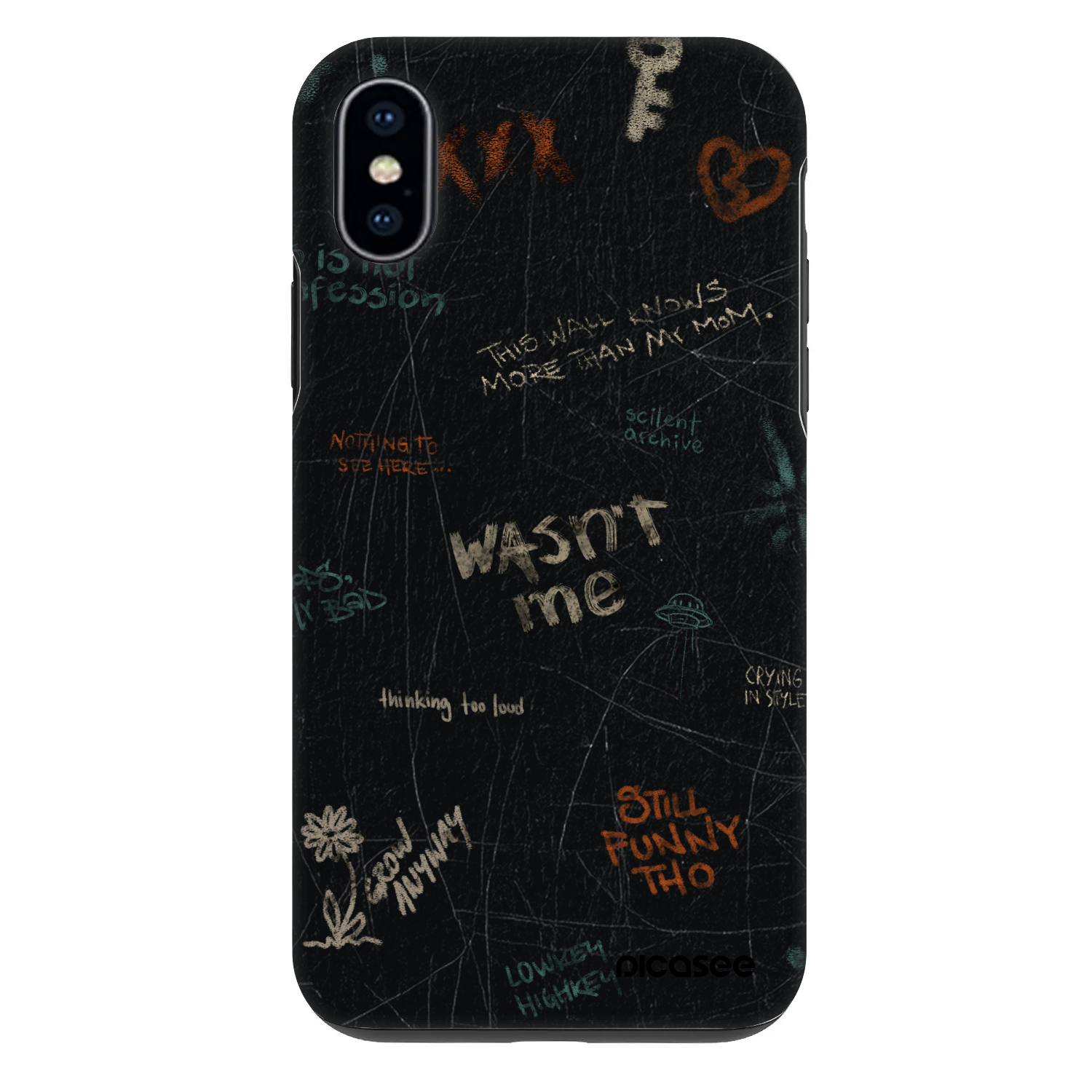 Picasee Fashion Case na Apple iPhone X/XS - CONFESSION