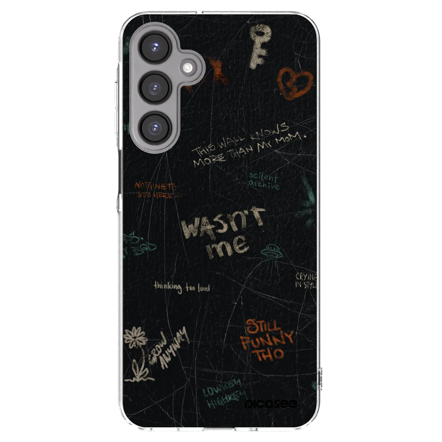 Picasee silikonowe przeźroczyste etui na Samsung Galaxy A16 4G - CONFESSION