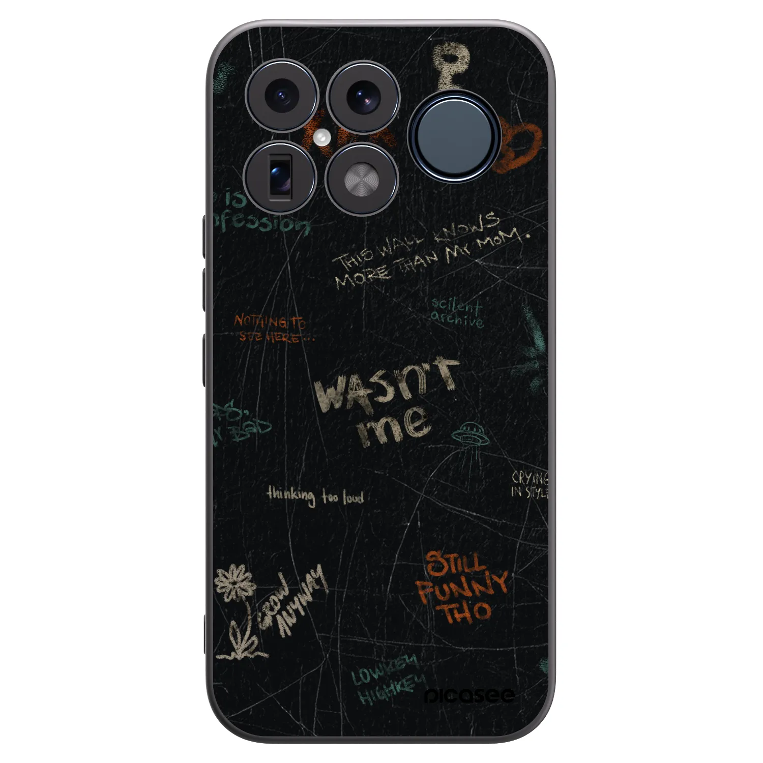 Picasee silikonowe czarne etui na Xiaomi Poco F8 Ultra - CONFESSION