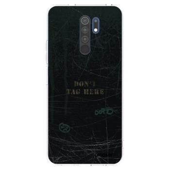 Picasee silikonowe przeźroczyste etui na Xiaomi Redmi 9 - DON´T TAG
