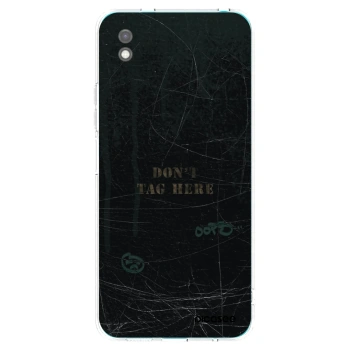 Picasee silikonowe czarne etui na Xiaomi Redmi 9A - DON´T TAG