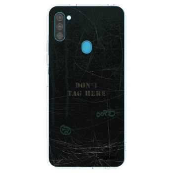 Picasee silikonowe przeźroczyste etui na Samsung Galaxy M11 - DON´T TAG
