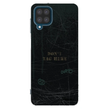 Picasee silikonowe przeźroczyste etui na Samsung Galaxy A12 A125F - DON´T TAG