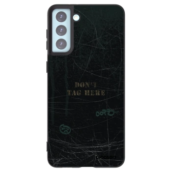 Picasee silikonowe czarne etui na Samsung Galaxy S21+ 5G G996F - DON´T TAG