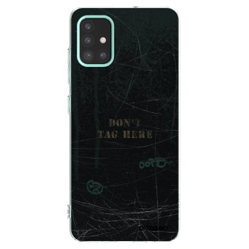Picasee silikonowe przeźroczyste etui na Samsung Galaxy M31s - DON´T TAG