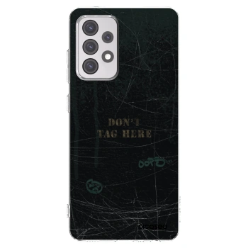 Picasee silikonowe przeźroczyste etui na Samsung Galaxy A52 5G A525F - DON´T TAG
