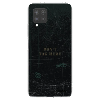 Picasee silikonowe przeźroczyste etui na Samsung Galaxy A42 A426B - DON´T TAG
