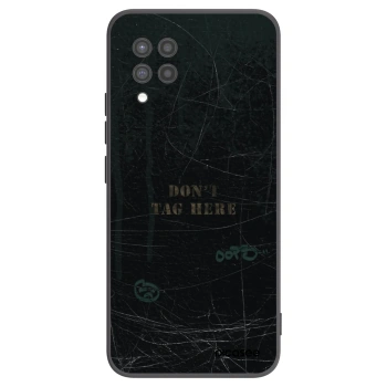 Picasee silikonowe czarne etui na Samsung Galaxy A42 A426B - DON´T TAG