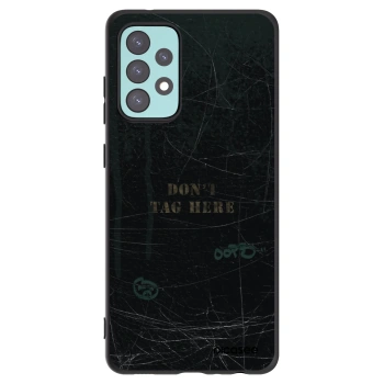 Picasee silikonowe czarne etui na Samsung Galaxy A72 A725F - DON´T TAG