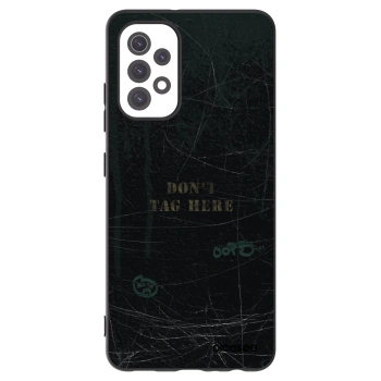 Picasee silikonowe czarne etui na Samsung Galaxy A32 5G A326B - DON´T TAG