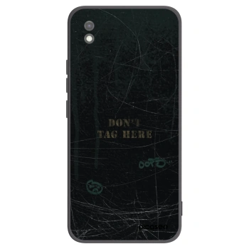 Picasee silikonowe czarne etui na Xiaomi Redmi 9AT - DON´T TAG