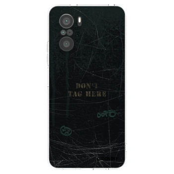 Picasee silikonowe przeźroczyste etui na Xiaomi Poco F3 - DON´T TAG