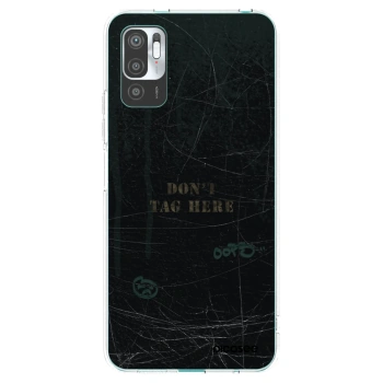 Picasee silikonowe przeźroczyste etui na Xiaomi Redmi Note 10 5G - DON´T TAG