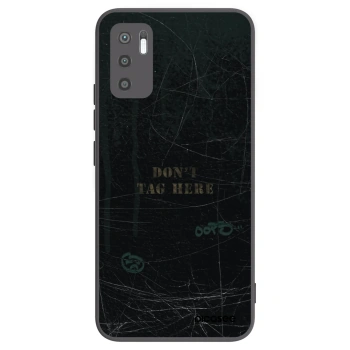 Picasee silikonowe czarne etui na Xiaomi Redmi Note 10 5G - DON´T TAG