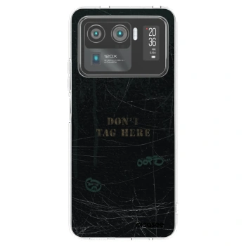 Picasee silikonowe przeźroczyste etui na Xiaomi Mi 11 Ultra - DON´T TAG