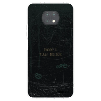 Picasee silikonowe przeźroczyste etui na Xiaomi Redmi Note 9T - DON´T TAG