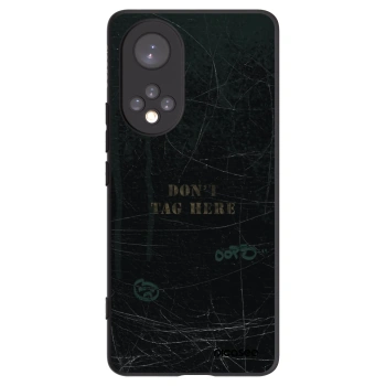 Picasee silikonowe czarne etui na Huawei Nova 9 - DON´T TAG