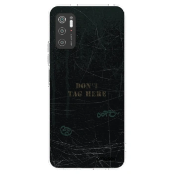 Picasee silikonowe przeźroczyste etui na Xiaomi Poco M3 Pro 5G - DON´T TAG