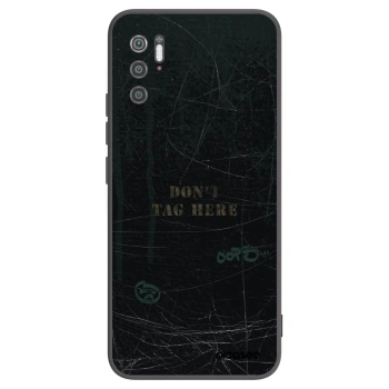 Picasee silikonowe czarne etui na Xiaomi Poco M3 Pro 5G - DON´T TAG