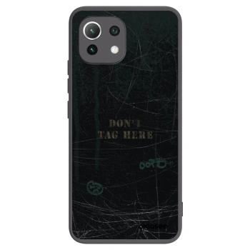Picasee silikonowe czarne etui na Xiaomi 11 Lite 5G NE - DON´T TAG