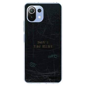 Picasee silikonowe przeźroczyste etui na Xiaomi 11 Lite 5G NE - DON´T TAG