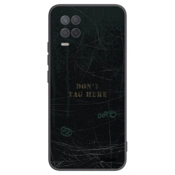 Picasee silikonowe czarne etui na Realme 8 5G - DON´T TAG