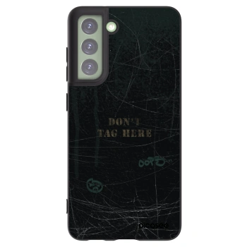 Picasee silikonowe czarne etui na Samsung Galaxy S21 FE 5G - DON´T TAG
