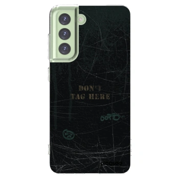 Picasee silikonowe przeźroczyste etui na Samsung Galaxy S21 FE 5G - DON´T TAG