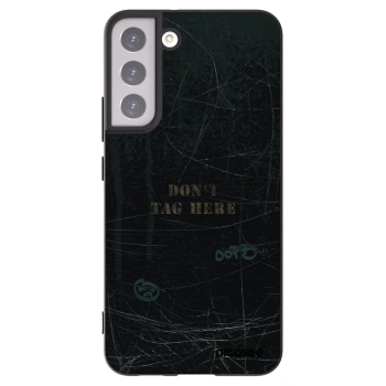 Picasee silikonowe czarne etui na Samsung Galaxy S22+ 5G - DON´T TAG