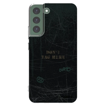 Picasee silikonowe przeźroczyste etui na Samsung Galaxy S22+ 5G - DON´T TAG