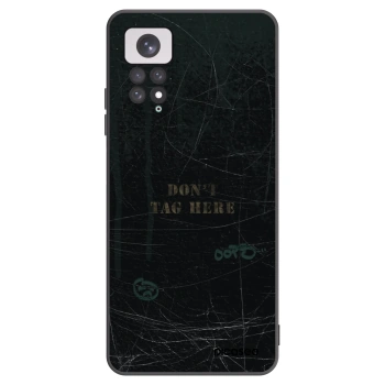 Picasee silikonowe czarne etui na Xiaomi Redmi Note 11 - DON´T TAG