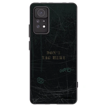 Picasee silikonowe czarne etui na Xiaomi Redmi Note 11 Pro 5G - DON´T TAG