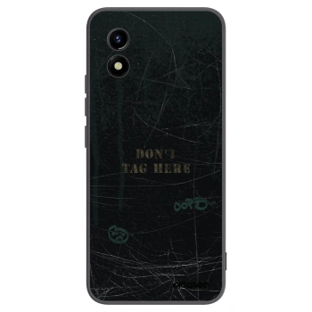 Picasee silikonowe czarne etui na Vivo Y01 - DON´T TAG