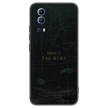 Picasee silikonowe czarne etui na Vivo Y52 5G - DON´T TAG