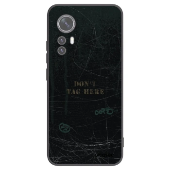 Picasee silikonowe czarne etui na Xiaomi 12X - DON´T TAG