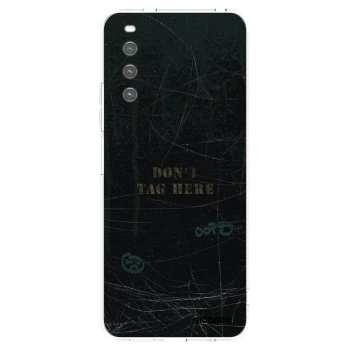 Picasee silikonowe przeźroczyste etui na Sony Xperia 10 IV 5G - DON´T TAG