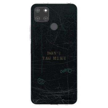 Picasee silikonowe przeźroczyste etui na Realme C21Y - DON´T TAG