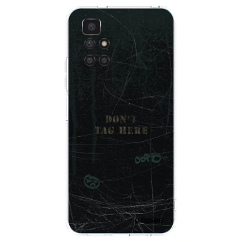 Picasee silikonowe przeźroczyste etui na Xiaomi Redmi 10 (2022) - DON´T TAG