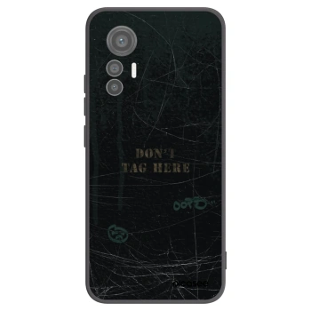 Picasee silikonowe czarne etui na Xiaomi 12 Lite - DON´T TAG
